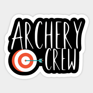 Archery crew Sticker